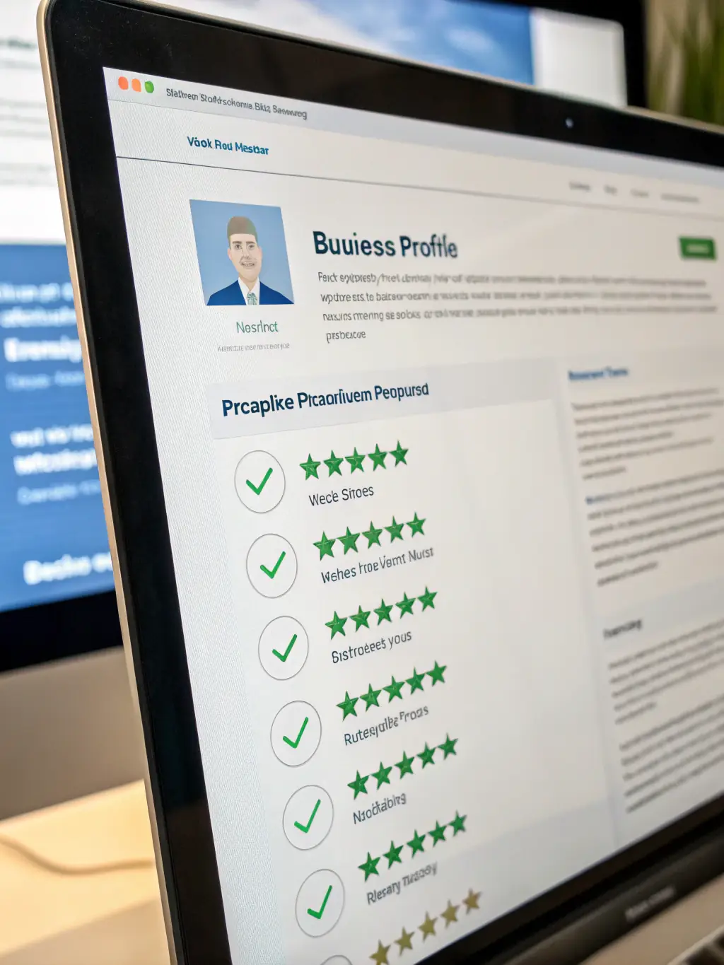 An image of a Google Business Profile with a high star rating and numerous positive reviews, showcasing the impact of optimization efforts.